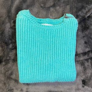 Teal Knitted Sweater